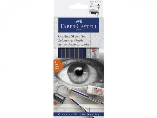 Faber-Castell Goldfaber Studio Sketch Set schetspotloden (8-delig)